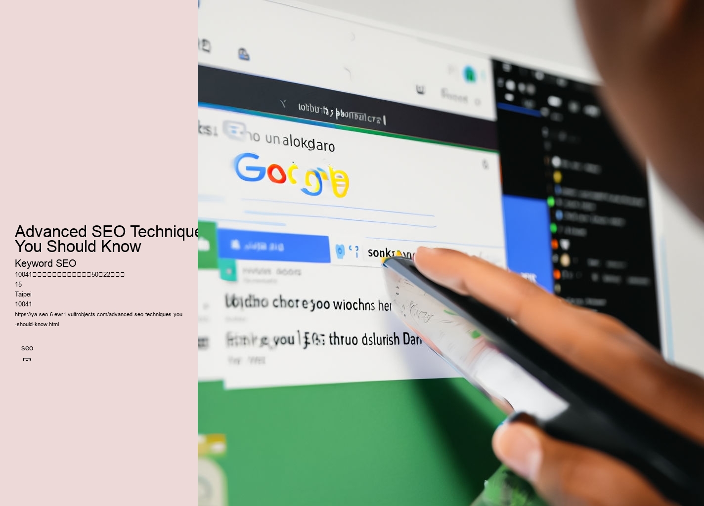 Advanced SEO Techniques You Should Know